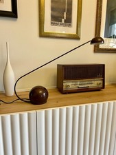 Lampada da tavolo design FASE Reno vintage anni '80 alogena halogen table lamp 
