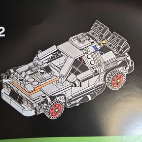 LEGO Ideas: The DeLorean Time Machine (21103) Complete W/Minifigures Inst. & Box