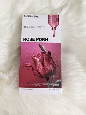 Mediheal Rose PDRN Essential Mask Sheet Rose Pore Tightening Glow 4 Sheets