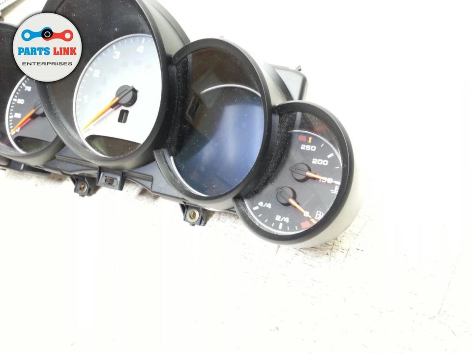 2012 PORSCHE CAYENNE 958 速度计仪器集群带涡轮增压器带 NAVI 142K — 第 3/4 张图片