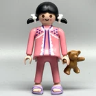 Playmobil Pippi Hospital Patient Female Adult Figure Black Pigtails 7624 3980