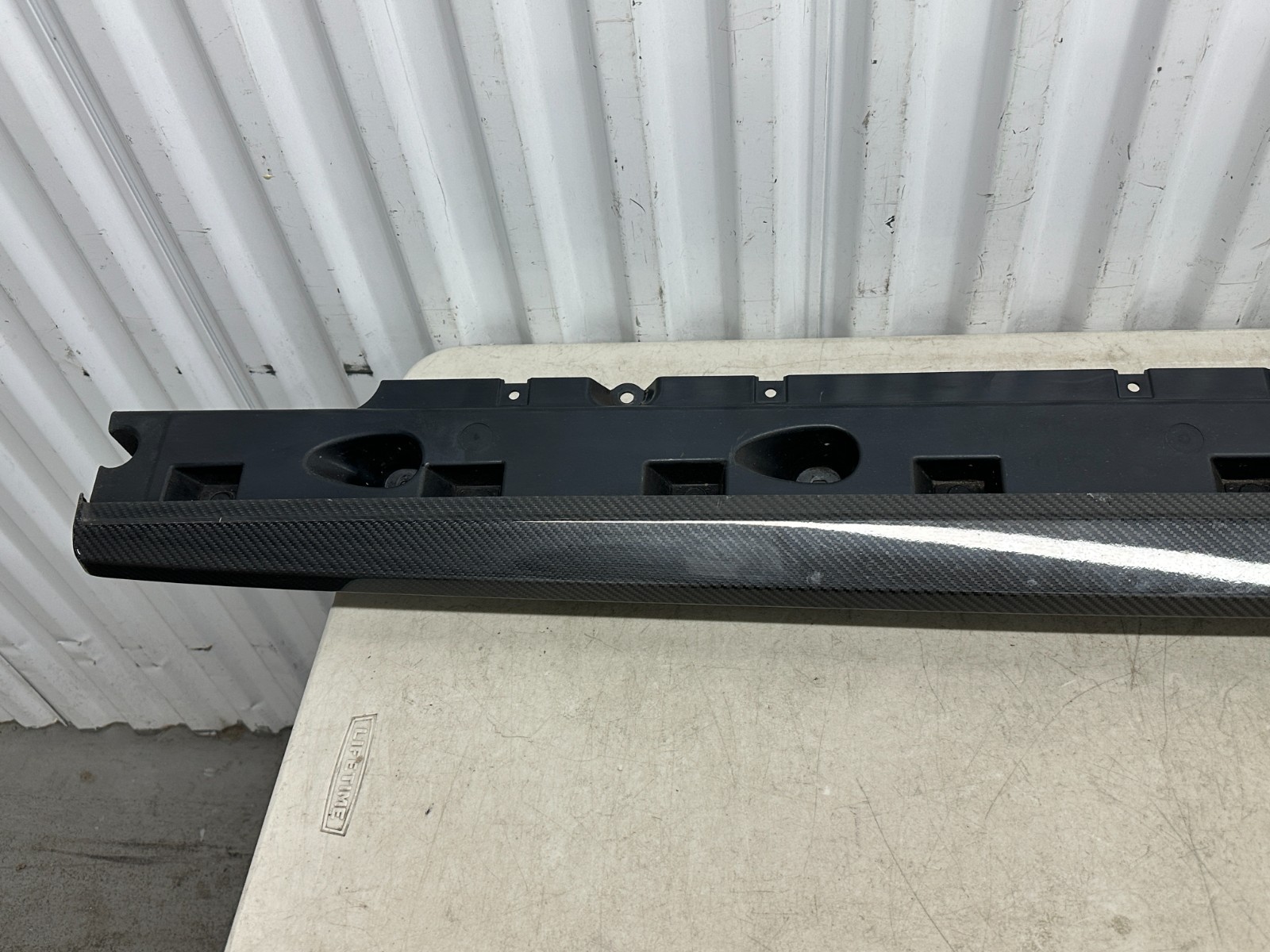 17-22 BENTLEY BENTAYGA LEFT DRIVER LH SIDE KICK PANEL TRIM CARBON FIBER OEM