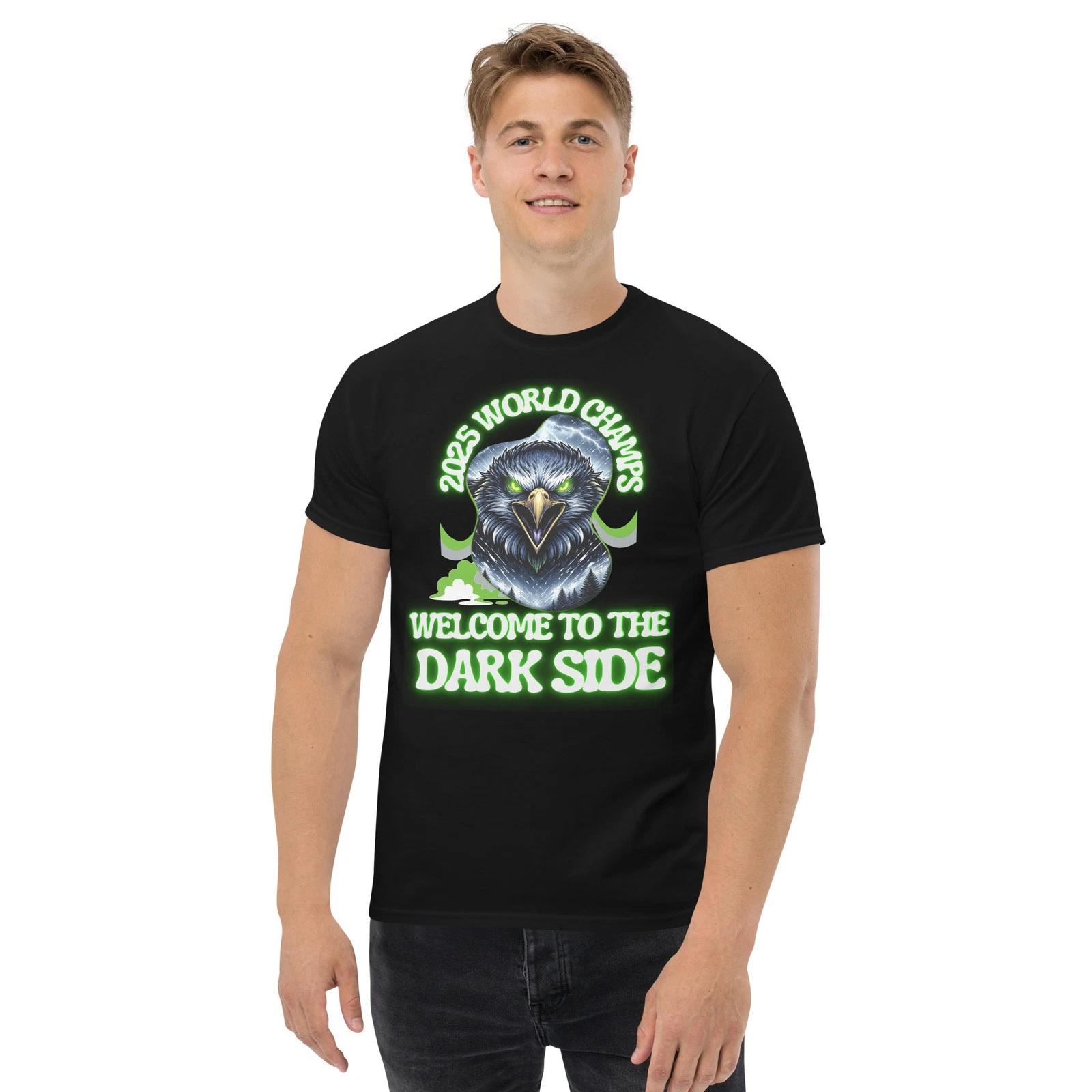 Seahawks 2025 Champs Dark Side Shirt Football Fan Tee World Champions Shirt