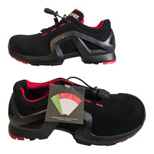 Image of UVEX 1 Safety Trainers Lightweight Black and Red UK Size 5 EU 38