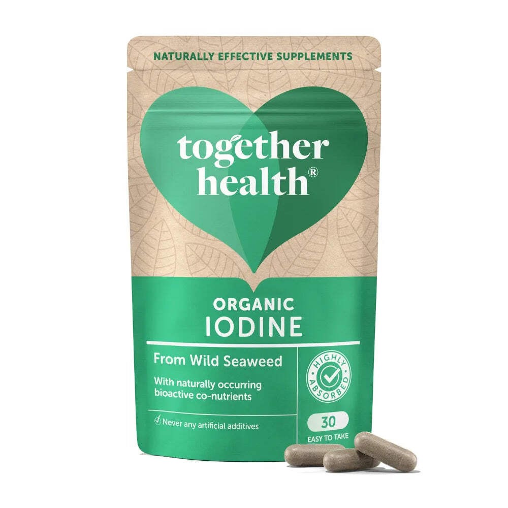 Together Health Organic Seaweed Iodine 30 Capsules Thyroid Support