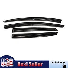 Wind Deflector For Ford Focus 2012-2018 3D Wavy Mugen Style 4pcs JDM Tape-on
