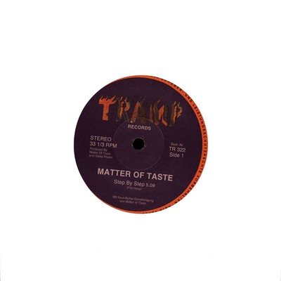 Matter Of Taste - Step By Step (Vinyl 7'' - 2023 - UK - Original)