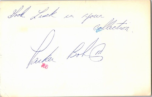 1980's -Parker Bohn III- Signed/Autograph/Auto Postcard Bowling PBA Tour