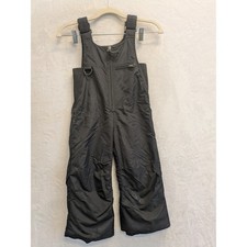 Rawik Kids Black Snow Bib Overalls Size 4 Winter Ski Snowboard