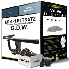 Anhängerkupplung starr für VOLVO S70 Limousine +E-Satz Set NEU