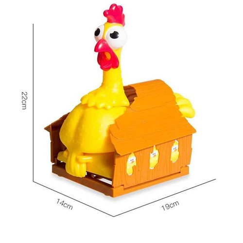Plastic Lucky Hen Laying Eggs Board Game Hobbies Chicken Game Family Game - Picture 2 of 10
