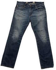 AG Adriano Goldschmied Jeans Mens The Matchbox Slim Straight Blue 33R 34x30 