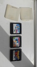 Sega Game Gear Games Set of 3 - Sonic, Spider Man and Winter Olympics - Untested