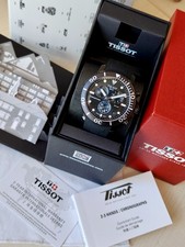 Tissot Seastar 1000 T-Sport Steel Men's Chronograph Total Black Dial Diver 300m 20