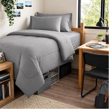 Twin XL Comforter Set 5 Pieces Bed in a Bag - Down Alternative Bed Set with S...