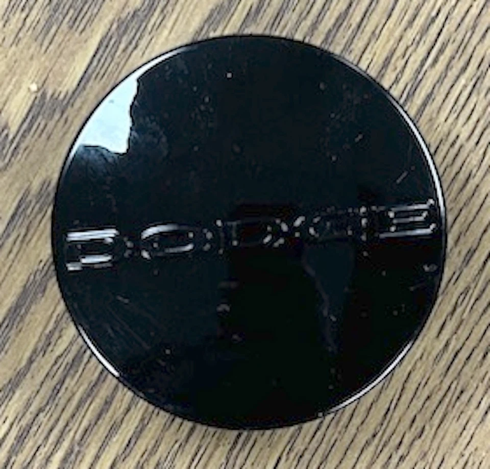 2 1/2" Dodge Avenger, Caliber, Challenger Black Center Cap 1SK35TRMAA set - Image 2 of 2