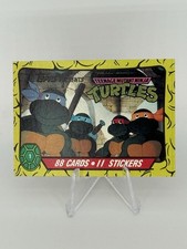 1989 Topps Teenage Mutant Ninja Turtles Complete Set 1-88 Plus 11 Stickers