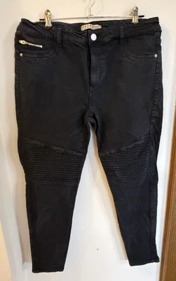 Denim Co Jeans Damen Jeans Hose Schwarz Größe 44 - Bild 1 von 4