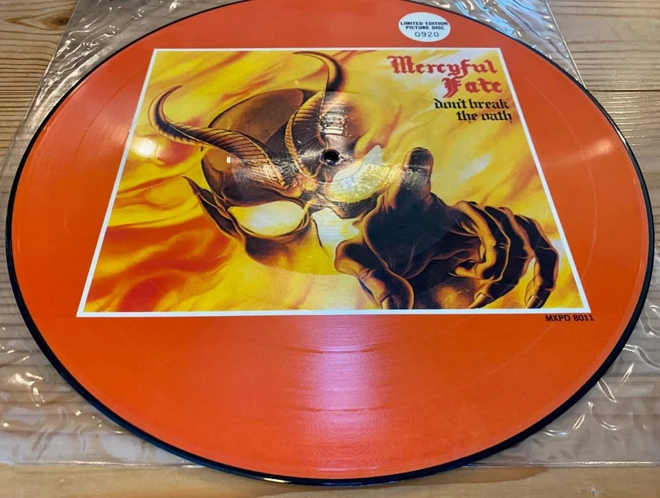 Mercyful Fate Don't Break The Oath Limited Edition Picture Disc LP Vinyl Used - Image 3 of 4