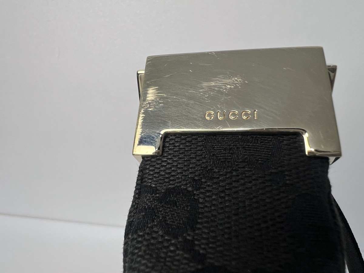 Vintage Gucci shoulder bag Canvas One Shoulder Bag Black GG