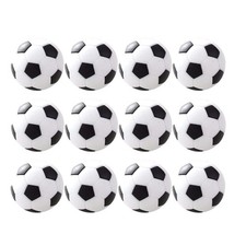 BESPORTBLE 12 Pcs 31Mm Mini Foosball Table Balls 3.1 3.1 3.1cm, Black