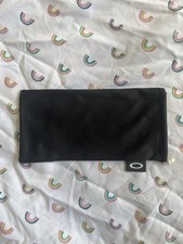 Oakley Soft Pouch Case Black Drawstring Cleaning Cloth Bag Eyeglasses Sunglasses