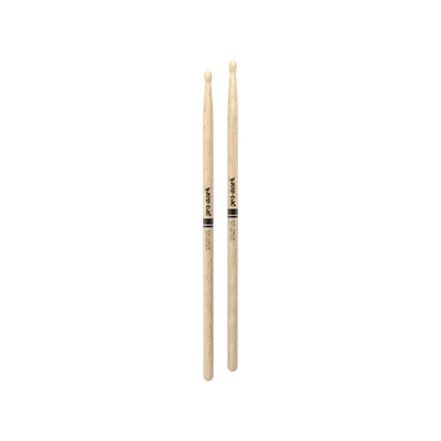 Promark Classic Attack 747B Shira Kashi Oak Drumstick, Oval Wood Tip