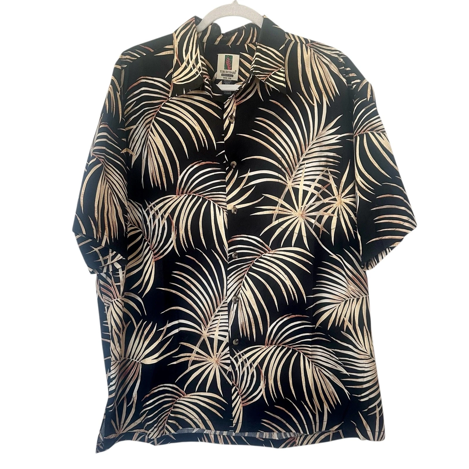 Tori Richard Men's Short Sleeve Hawaiian Tropical Cotton Dress Shirt Size XL
Opens in a new window o