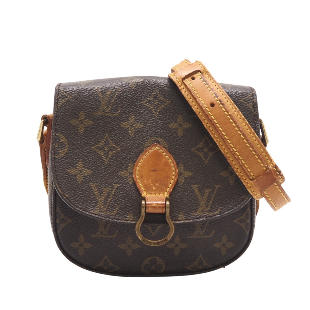 Louis Vuitton Saint-Cloud PM Shoulder Bag M51244 Monogram Brown Women's Auth
