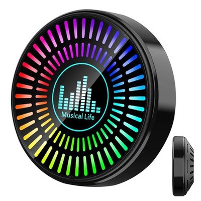 Car Diffuser Music Rhythm Sound Control Deodorizer Lamp Design Air Freshener 