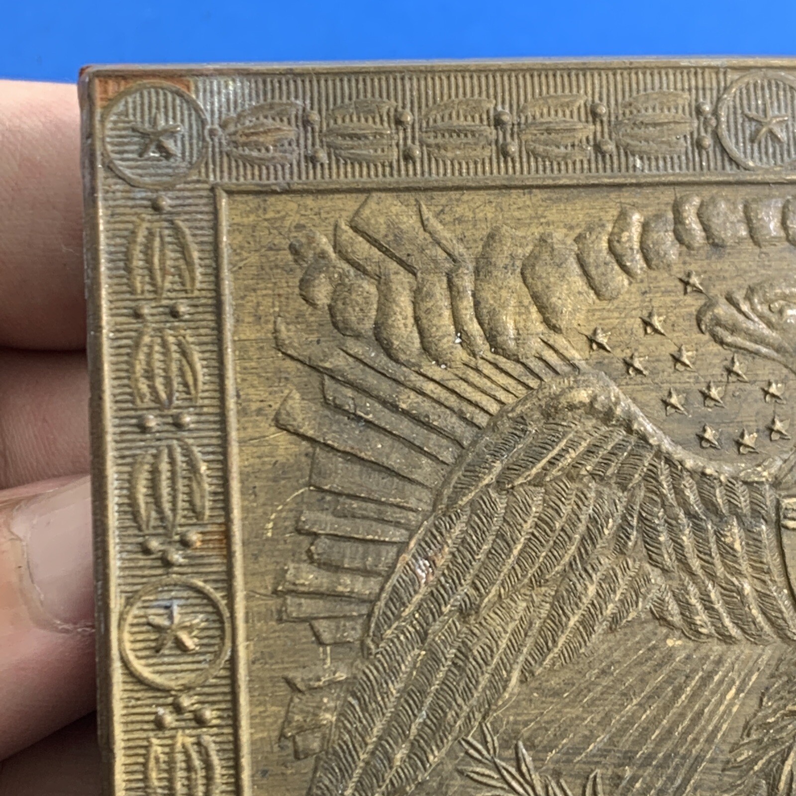 Wilkinson Export Co Heraldic Eagle Americana Bras… - image 2