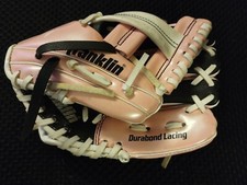Franklin 4609 Pink Baseball Glove 9 1/2   Kids Glove. Her First Glove. Used.