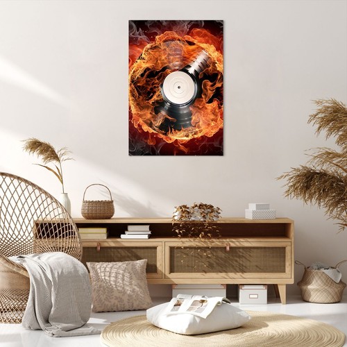 Cuadro Sobre Lienzo 70x100cm Cuadros Pared Vinilo fuego sonido Wall Art Prints - Imagen 5 de 10