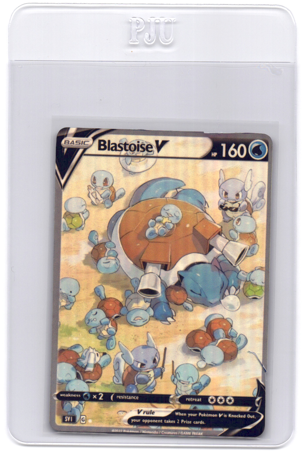 CUSTOMmade madeTOorder full art holo pokemon card Blastoise PTL36