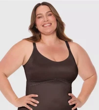 Ruby Ribbon Lace Cami In Espresso Sz 36 #3024 NEW!