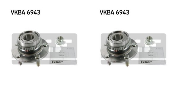 SKF 2X Radnabe Radlagersatz Hinterachse FüR KIA Sportage Hyundai Tucson JE KM-image