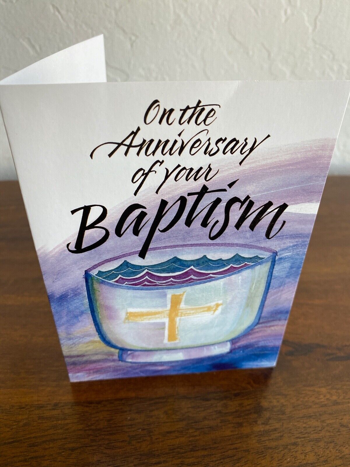 On The Anniversary Of Your Baptism Card
