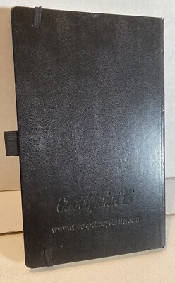 NEW Blank Writing Journal Tablet 8  X 5  Graph Paper Design w/Page Holders Black