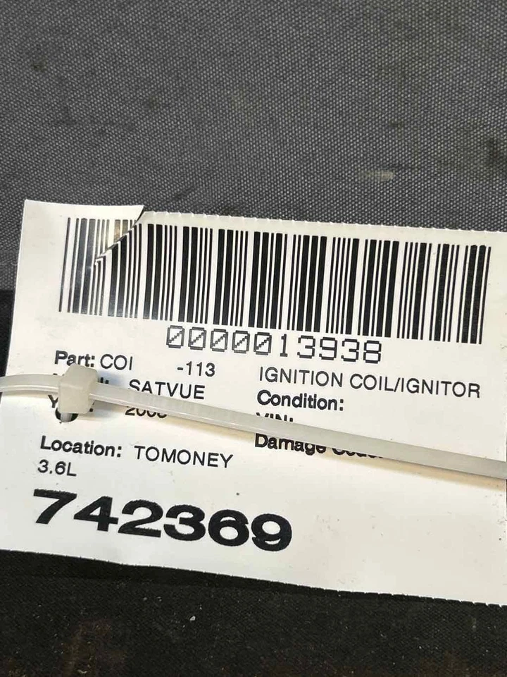 Fits 2008-10 SATURN VUE Ignition Coil/ignitor OEM:12632479 Foto 3 de 3