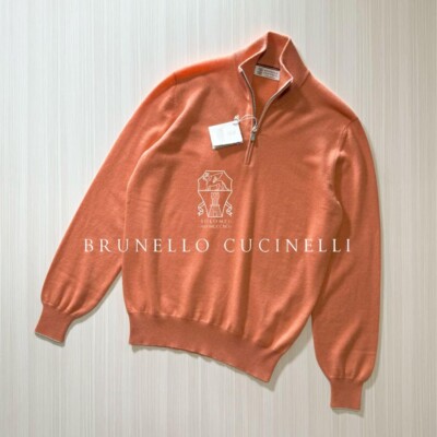 Brunello Cucinelli 23SS Cashmere Knit Sweater Size 44 Made in