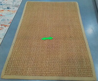 NATURAL BEIGE 4'-0'' x 6'-0'' Broken Thread Rug, Reduced Price 1172767944 NF114A-4