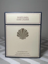 Estee Lauder WHITE LINEN Perfumed Body Powder, Full Size 3.5 oz/100g NIB