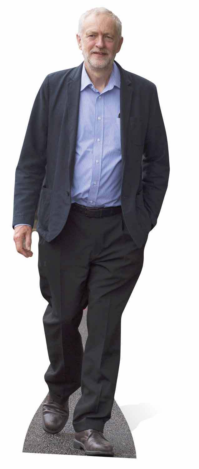 Jeremy Corbyn Lifesize Cardboard Cutout / Stand Up / Standee Labour Politician