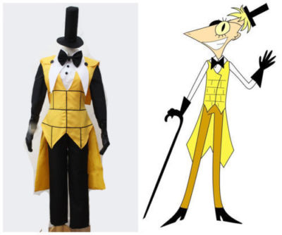Hot！ Cartoon Gravity Falls Bill Cipher Human Cosplay Costume