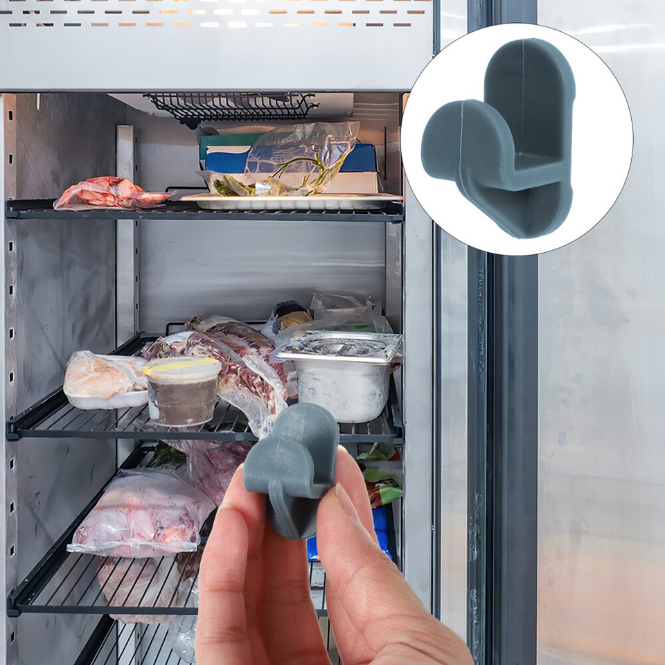 10 Pcs Commercial Freezer Shelf Clips Refrigerator Cooler Support Hook
