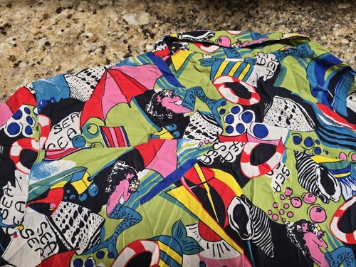 VTG 90s GUESS by Georges Marciano Short Sleeve Button Down USA SZ LARGE NEW - Picture 7 of 7