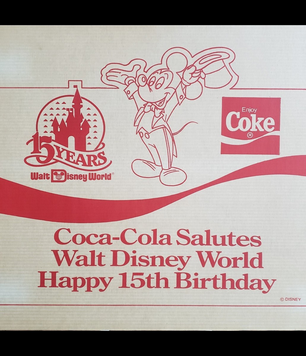 ディズニーワールド Coca-Cola Disney 15周年記念ピンセット ディズニーワールド Coca-Cola Disney 15周年記念ピンセット
