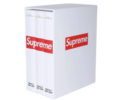 SUPREME 30 YEARS: T-SHIRTS 1994-2024 BOOK (3-VOLUMES) SS24. NEW SEALED!!!