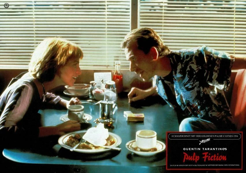 Pulp Fiction Original German Lobby Card 8x12 Tim Roth Amanda Plummer in  diner | eBay