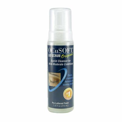 Ocusoft Lid Scrub Eyelid Cleanser Mild Moderate Clean Soothing Relief 7.25oz